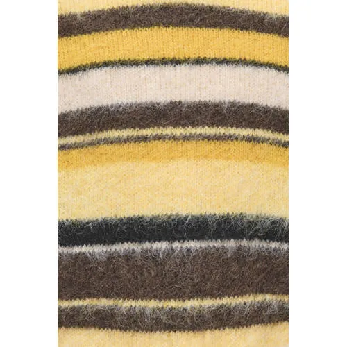 KIDS ONLY GIRL gebreide gestreepte trui - geel Meisjes Polyester Ronde hals, foto 2