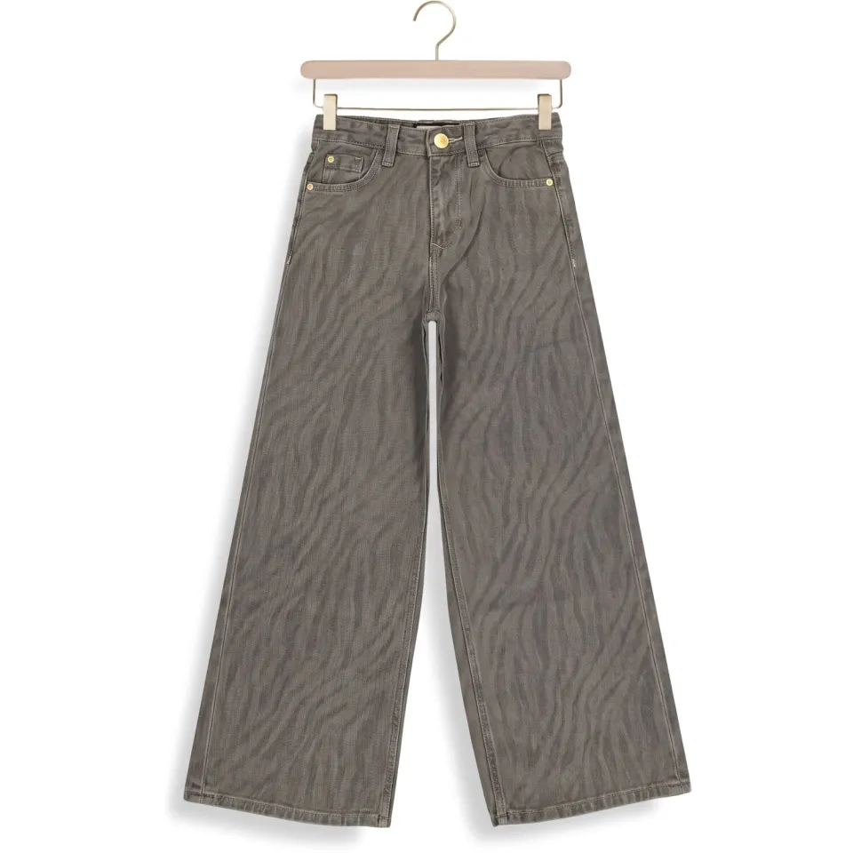 Raizzed Monaco Zebra high waist wide leg jeans - grijs, foto 2