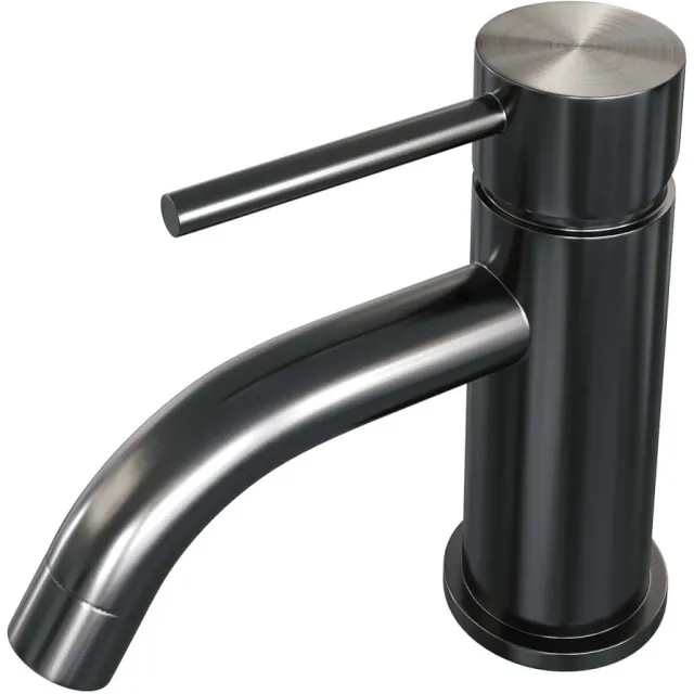 Brauer Fonteinkraan Brauer Gunmetal Edition Gebogen Uitloop 1/2 Messing Gunmetal