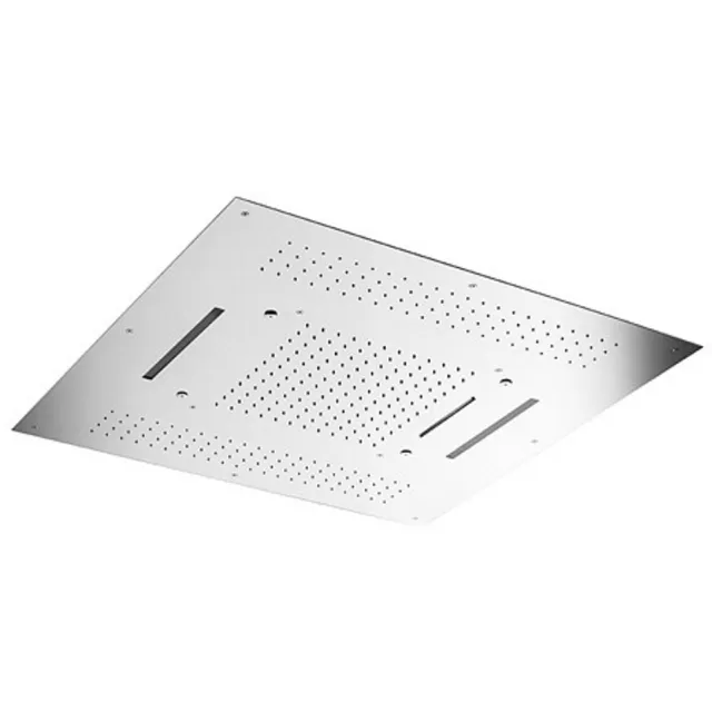 Hotbath Hoofddouche Hotbath Mate Met Cascade Vierkant 95x95 cm LED Chroom