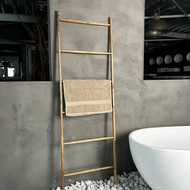 Handdoekladder Best Design Acanto 170x55 cm Staand Acacia Hout bruin