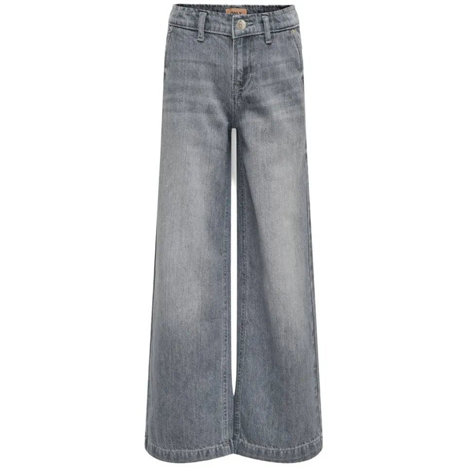 KIDS ONLY GIRL wide leg jeans medium grey denim, foto 2