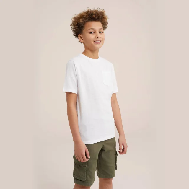 WE Fashion Blue Ridge t-shirt wit White Uni