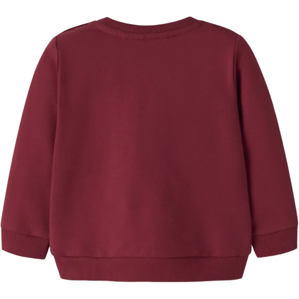 NAME IT BABY sweater met borduursel - rood, foto 2