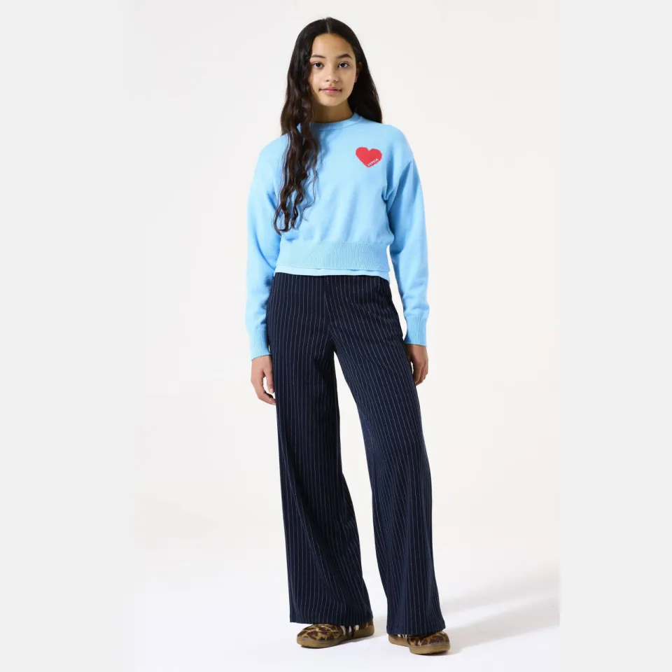 Garcia trui blauw fijn gebreid, foto 3