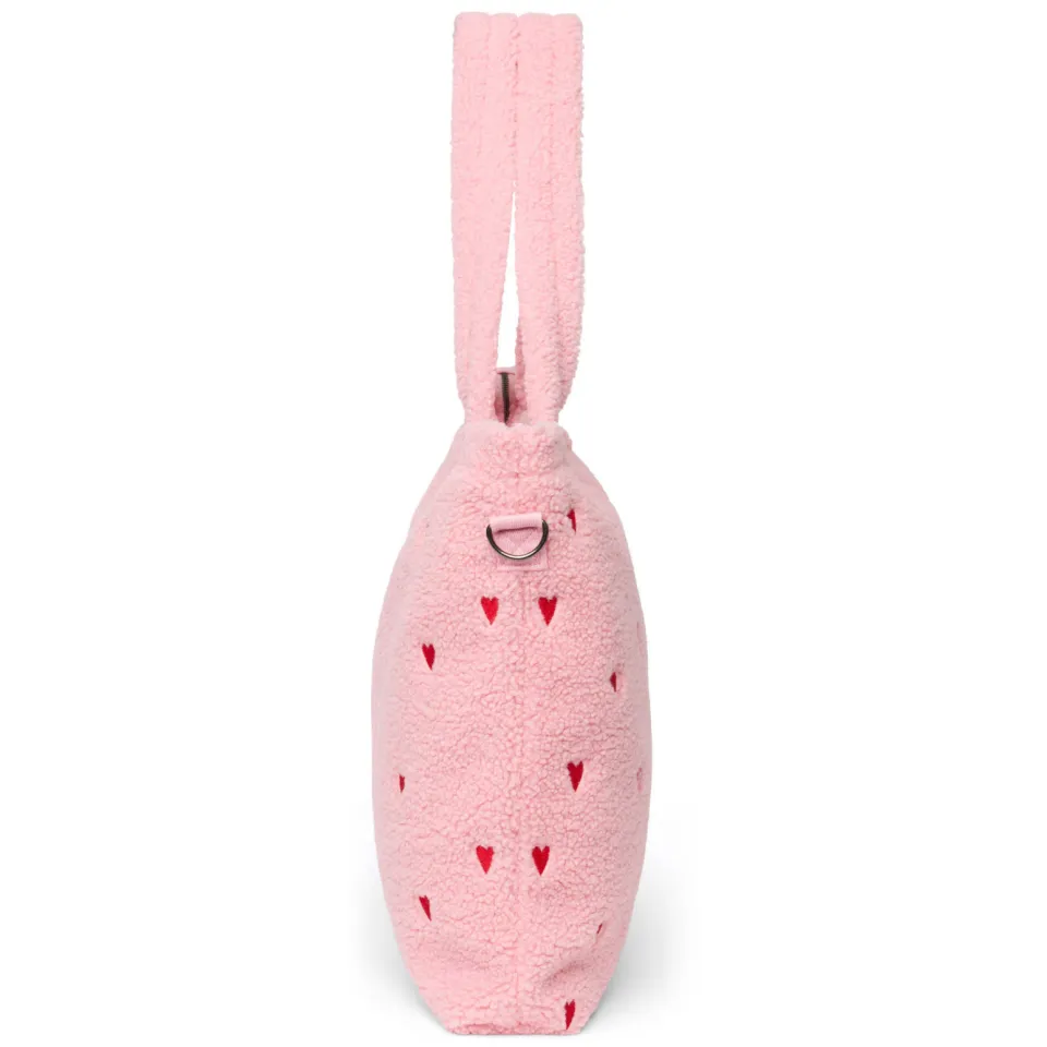 Studio Noos luiertas Teddy Hearts Diaper Bag roze, foto 2