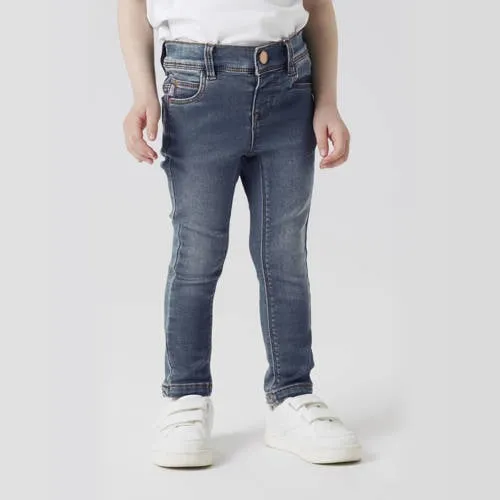 NAME IT MINI NMFPOLLY skinny jeans - donkerblauw, foto 3