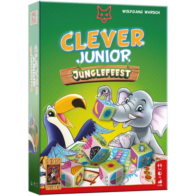 999 Games Clever Junior Jungle bordspel