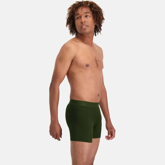 Bamboo Basics Rico boxershort donkergroen/blauw/zwart