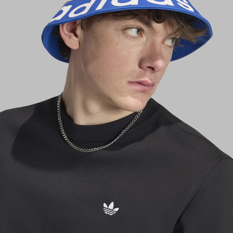 Adidas Originals Trefoil Essentials sweater - zwart, foto 4