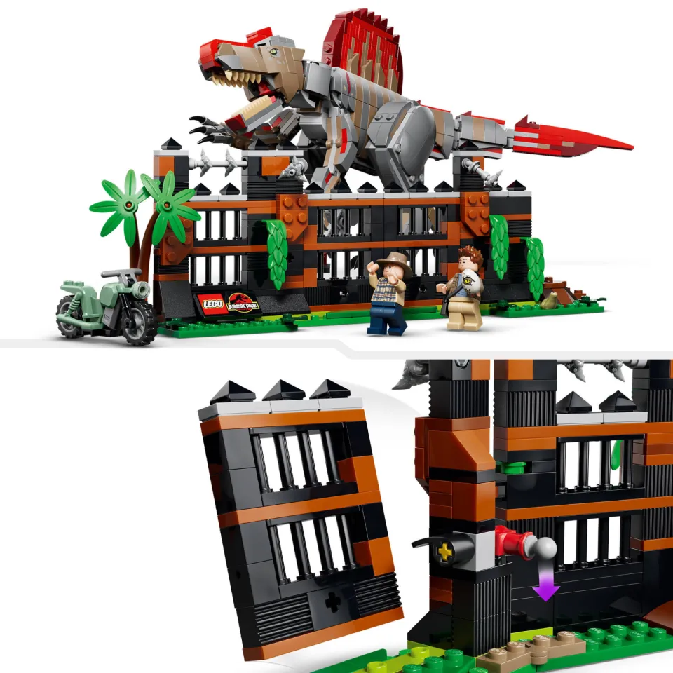 Lego Jurassic World Spinosaurus Ontsnapping Speelgoed 77982, foto 7