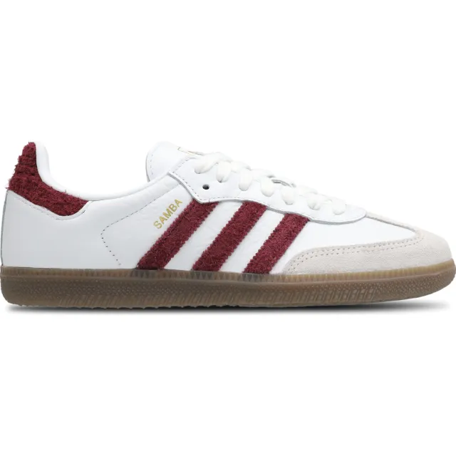 Adidas Samba OG sneaker wit bordeaux White