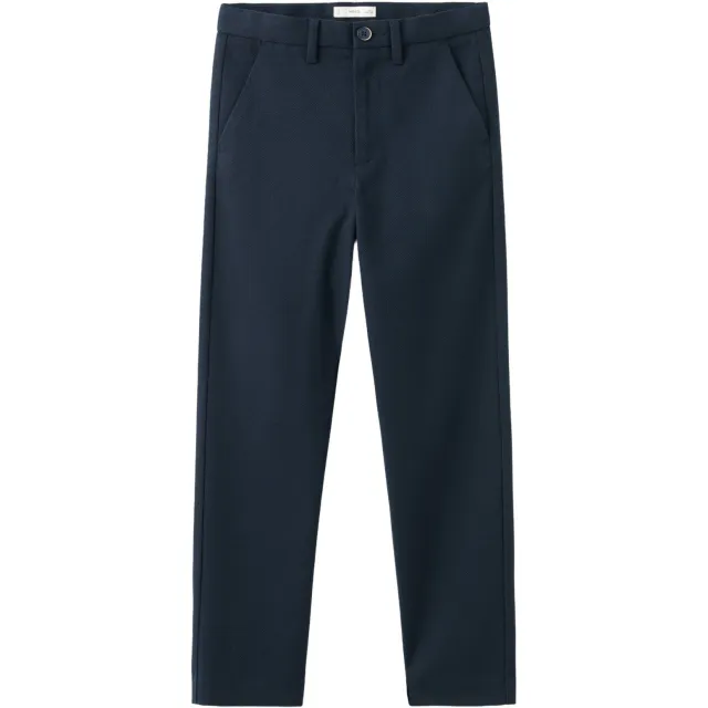 Mango Kids casual broek donkerblauw