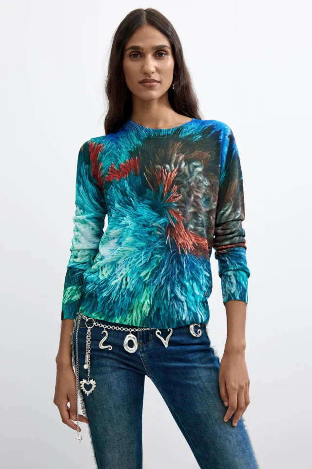 Desigual top met print - meerkleurig Multi