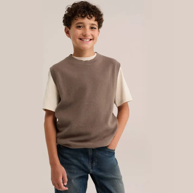 WE Fashion spencer - lichtbruin