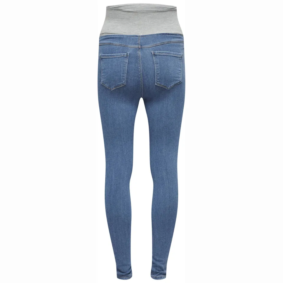 Only MATERNITY skinny zwangerschapsjeans OLMRAIN stonewashed, foto 3