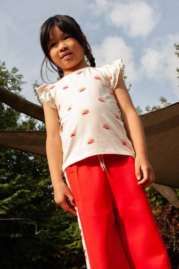 Jubel Salsa Sunset wide leg broek rood, foto 4