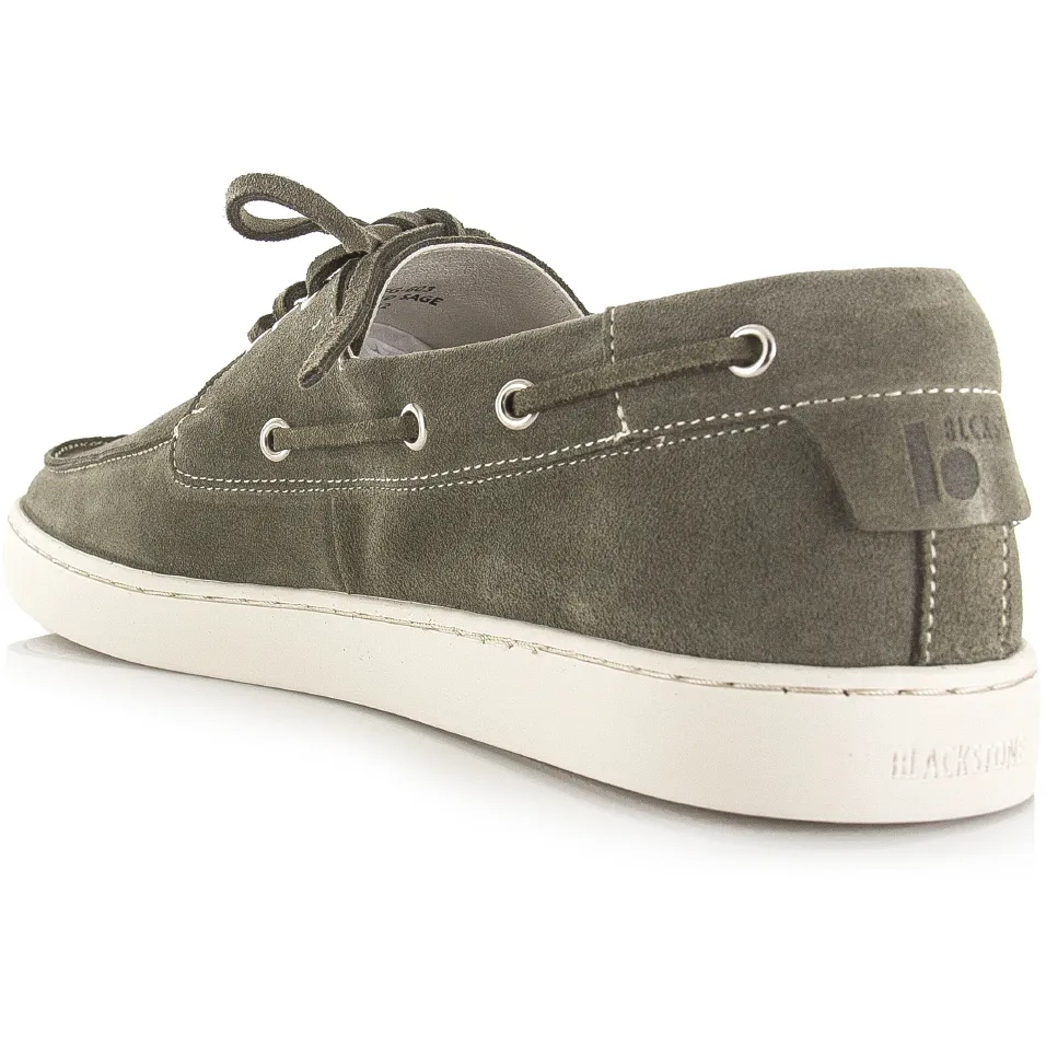 Blackstone Zircon Aster - Dried Sage - Suede sneaker (low) green, foto 6
