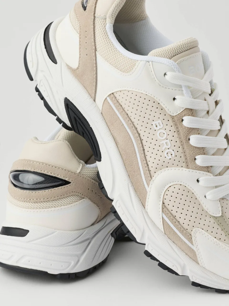 Björn Borg Alley imitatieleren sneakers - beige, foto 4