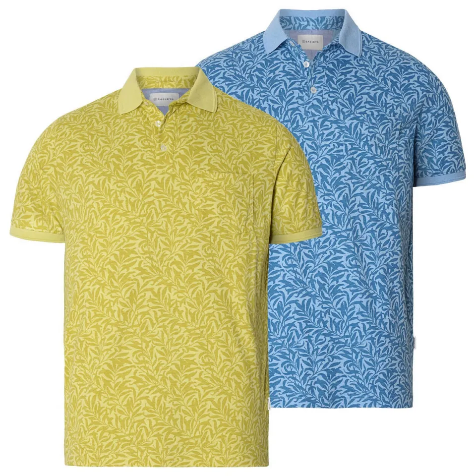 Babista regular fit polo Plus Size met print (set van 2) geel/blauw, foto 3