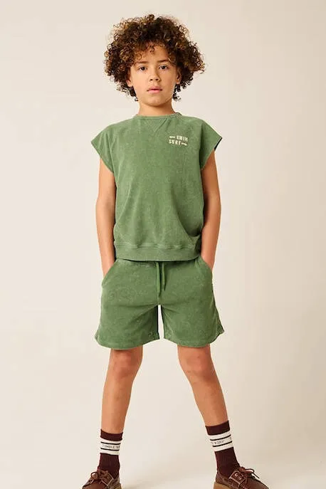 Tumble 'n Dry mouwloos sweatshirt groen