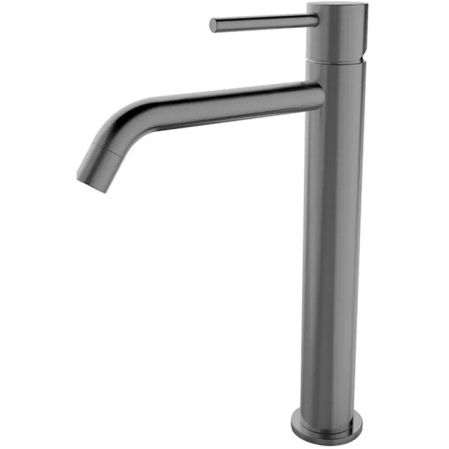 Wiesbaden Style XL hoge wastafelmengkraan gunmetal Grijs