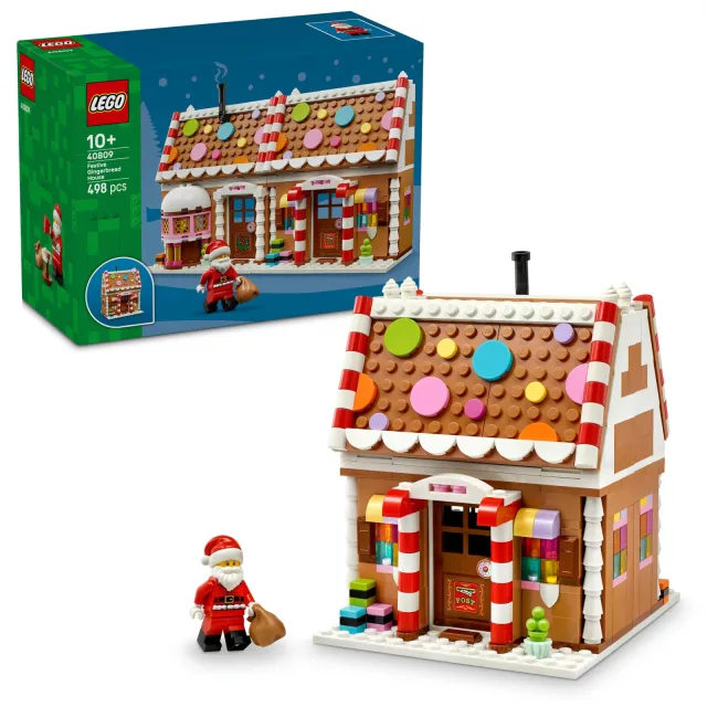 Lego Seasons and Occasions Winters Peperkoekhuisje, Kerst Speelgoed voor Kinderen 40809, foto 2