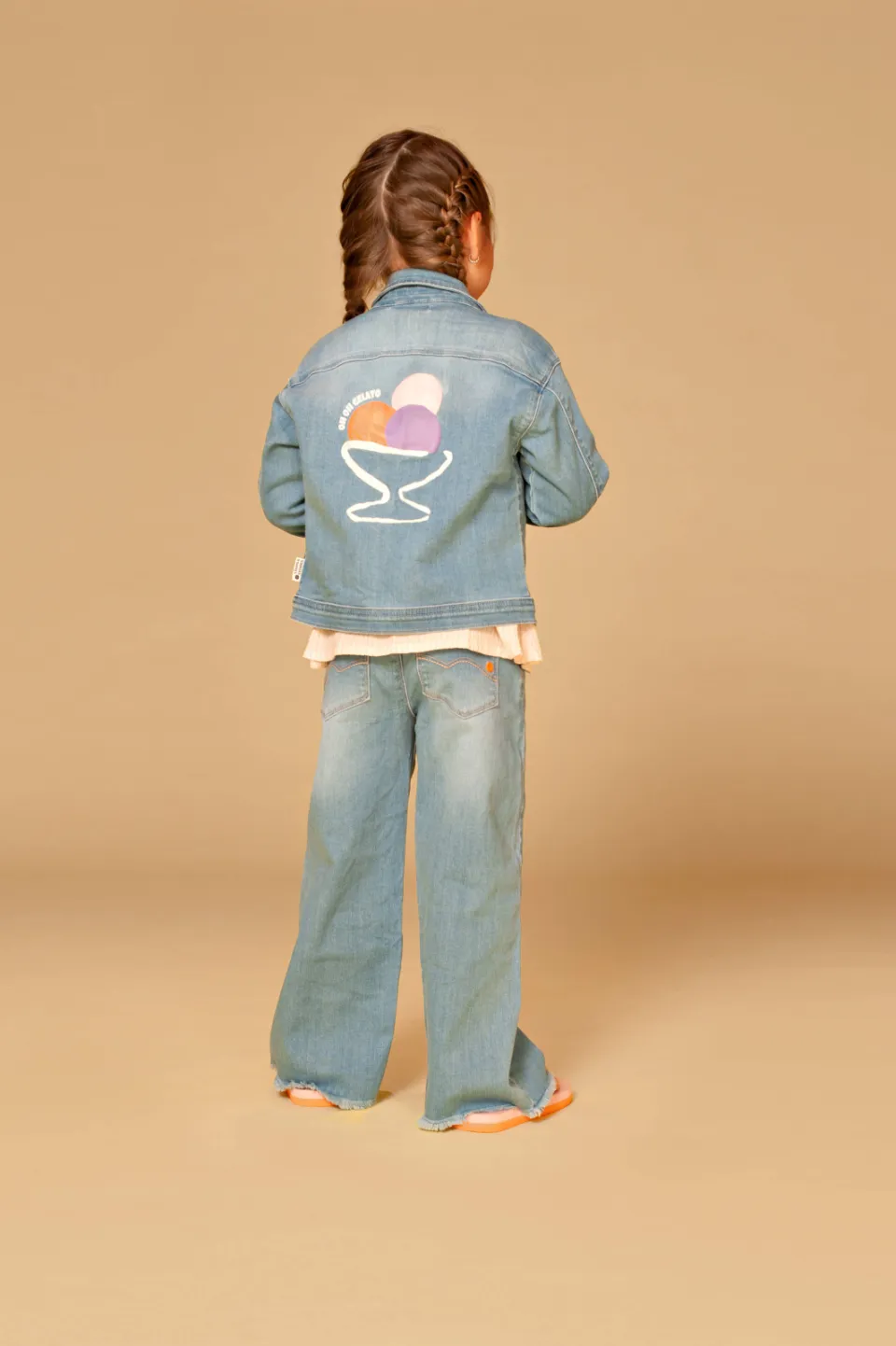 Stains&Stories spijkerjas medium blue denim, foto 4