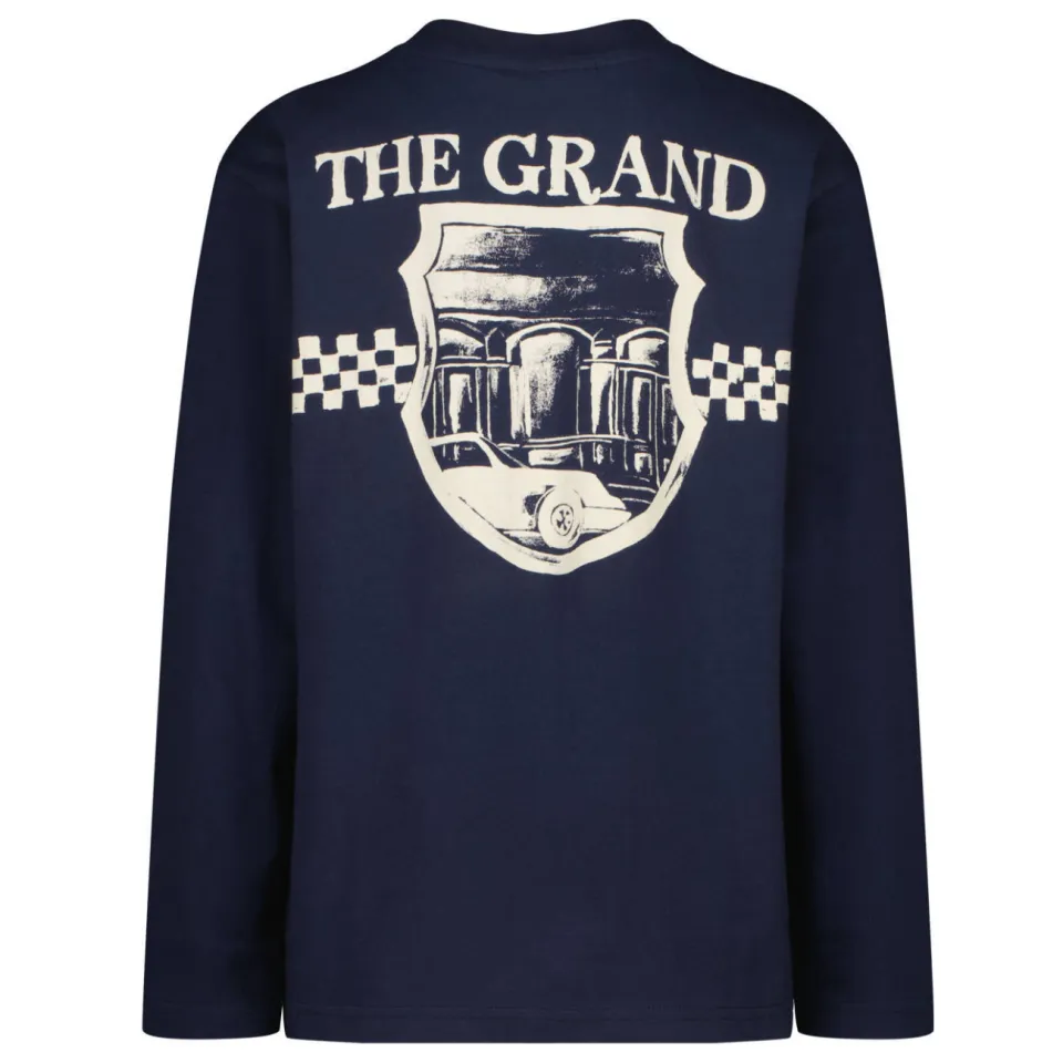 Vingino Hendri oversized longsleeve donkerblauw, foto 4