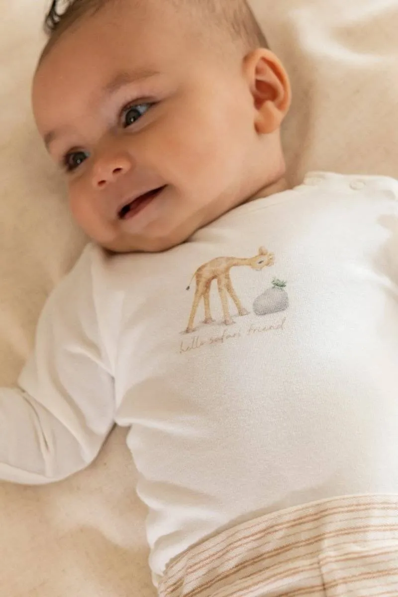 Little Dutch longsleeve met all-over print crème, foto 4