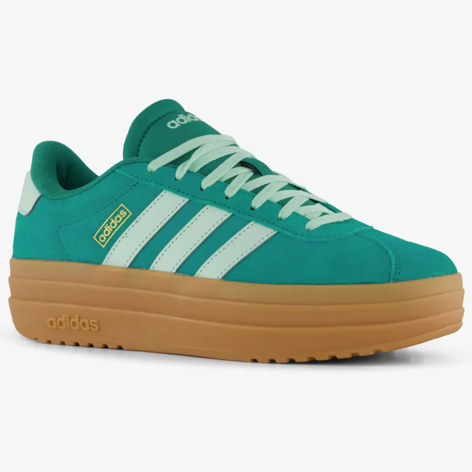 Adidas VL Court Bold suède dames sneakers groen, foto 7
