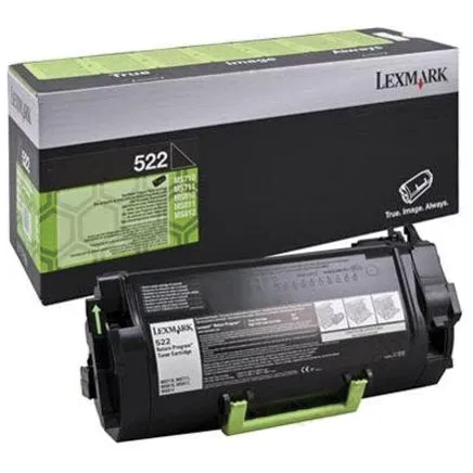 Lexmark 522 Toner zwart 6.000 pages retu