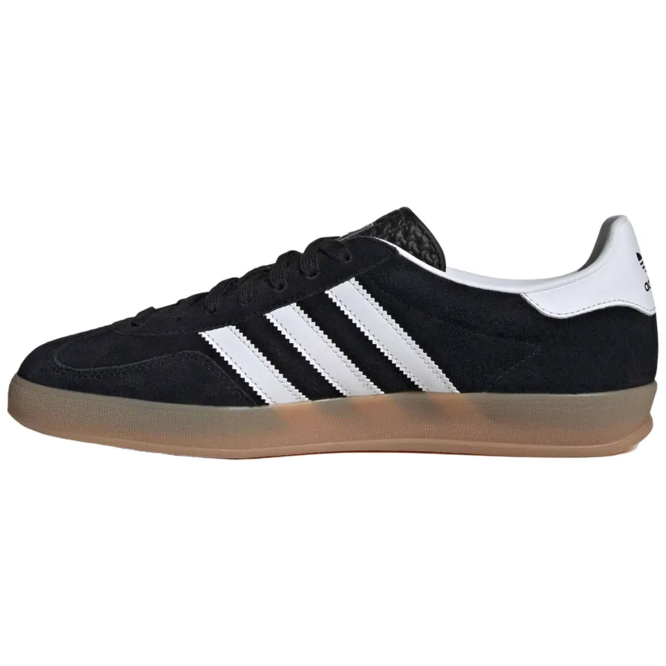 Adidas Originals Gazelle Indoor suède sneakers - zwart/wit, foto 4