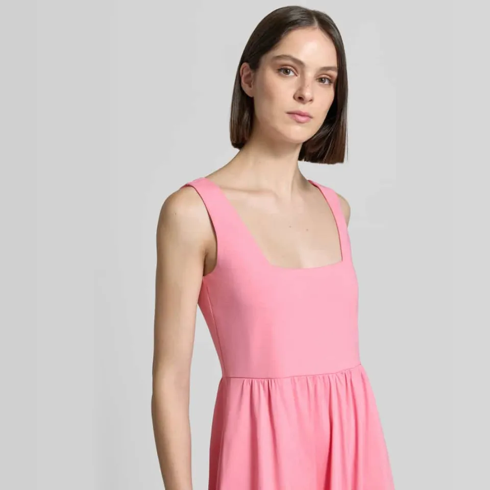 Comma maxi-jurk roze, foto 3