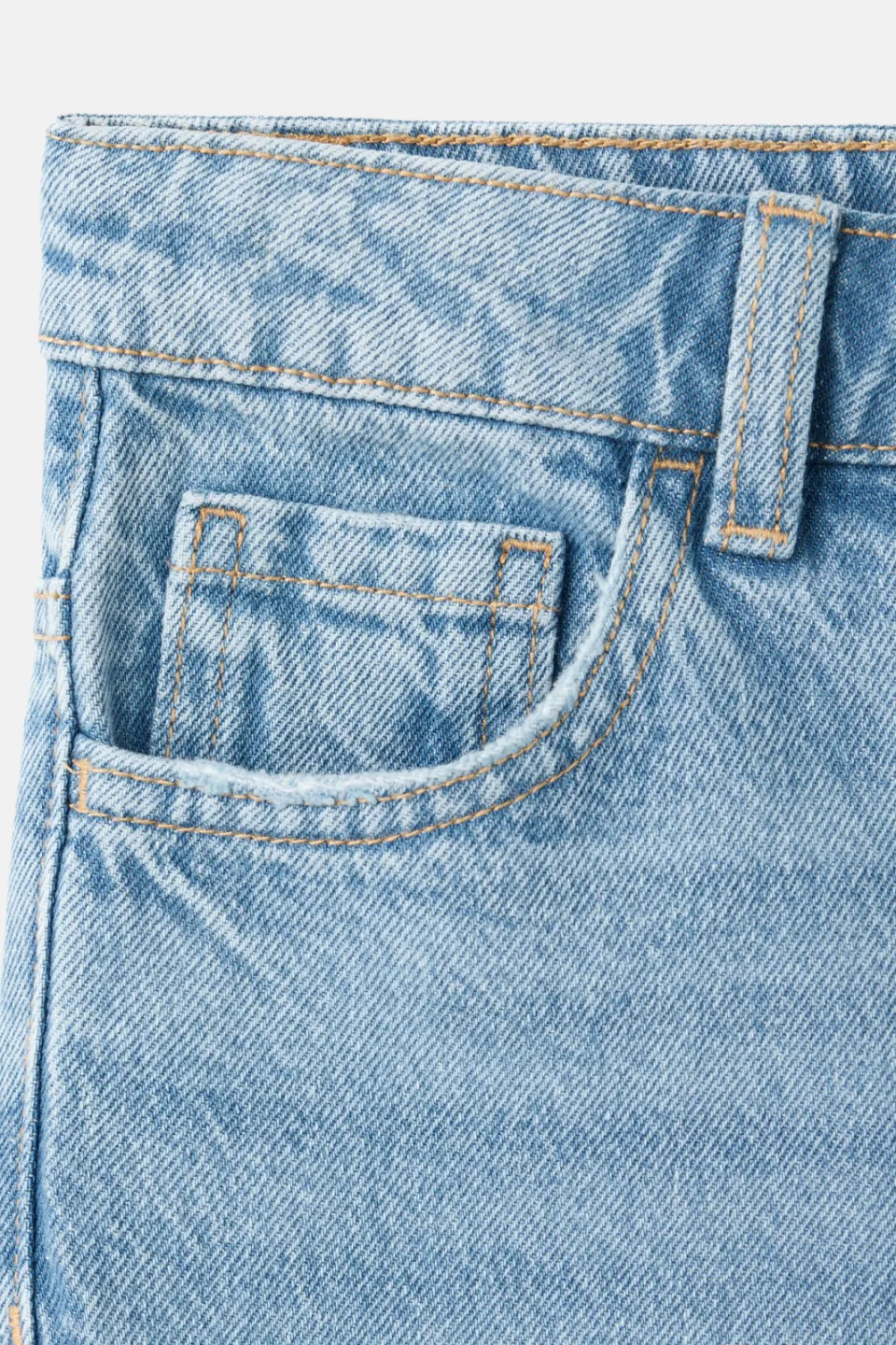 Mango Kids straight leg jeans - lichtblauw, foto 3