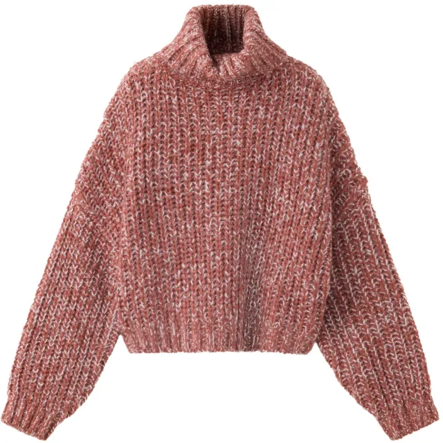 Mango Kids gebreide trui met wol - middenoranje