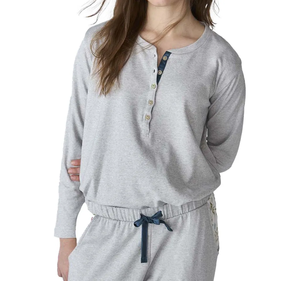 J&J Brothers JJBFP1800 pyjamaset grijs, foto 2