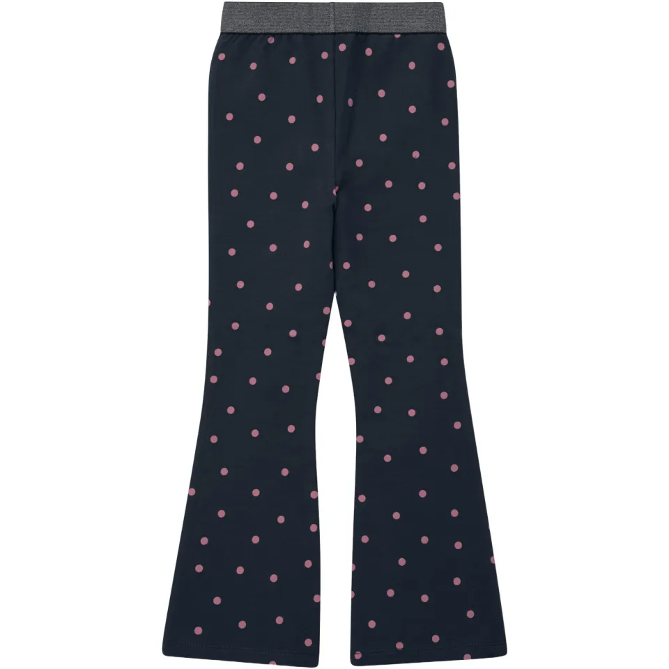 S.Oliver legging met stippen en glitters donkerblauw donkerblauw/roze, foto 2