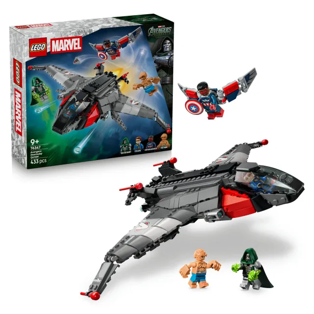 Lego Marvel Avengers Doomsday Quinjet Vliegtuig Speelgoed 76347