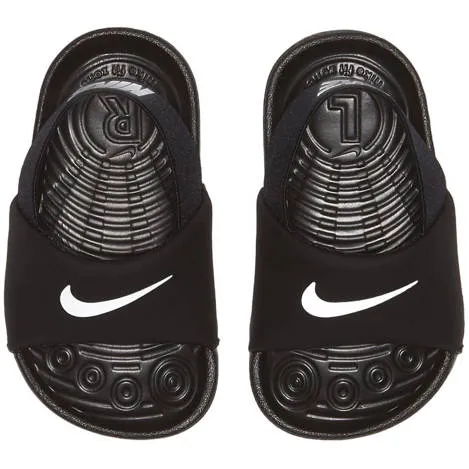 Nike Kawa slide badslippers zwart Zwart/wit