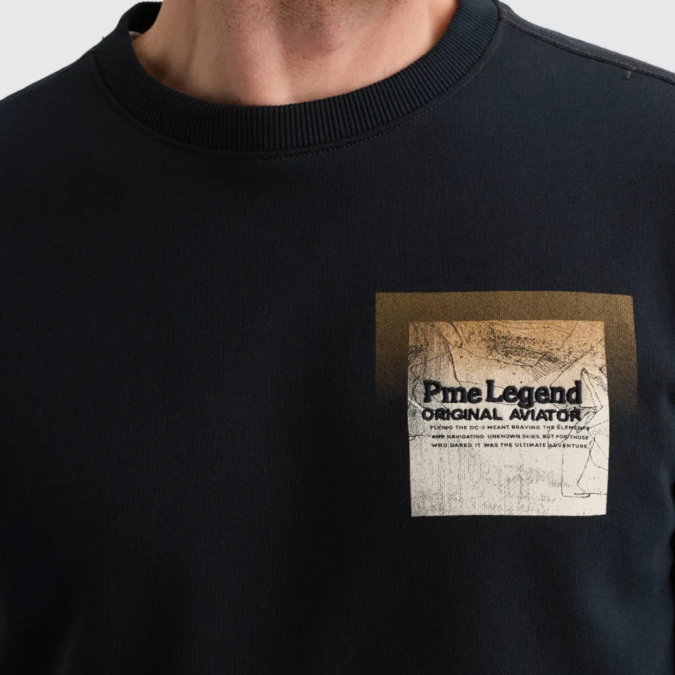 PME Legend regular fit sweater met print - salute, foto 5