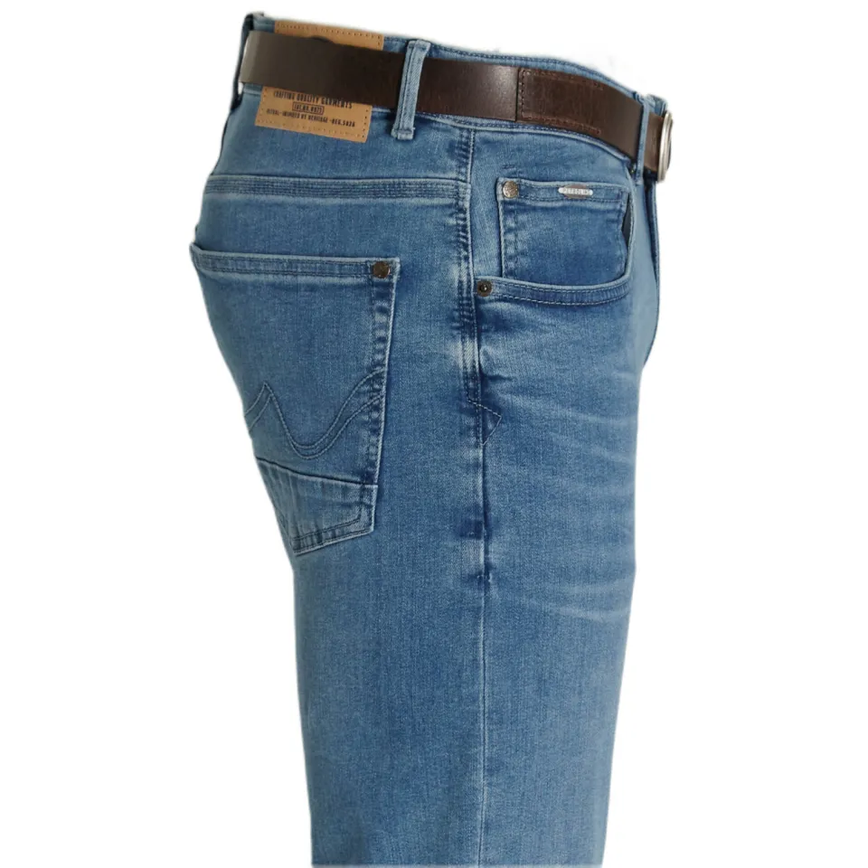 Petrol Industries slim fit jeans SEAHAM bright indigo helder indigo, foto 6