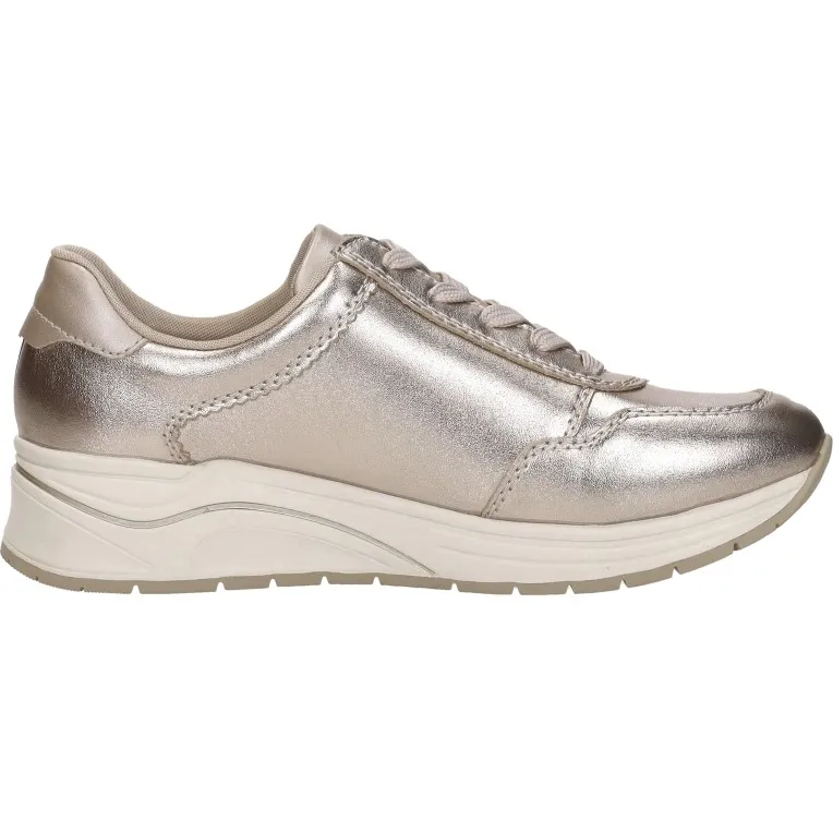 Rieker sneakers wit Goudkleur