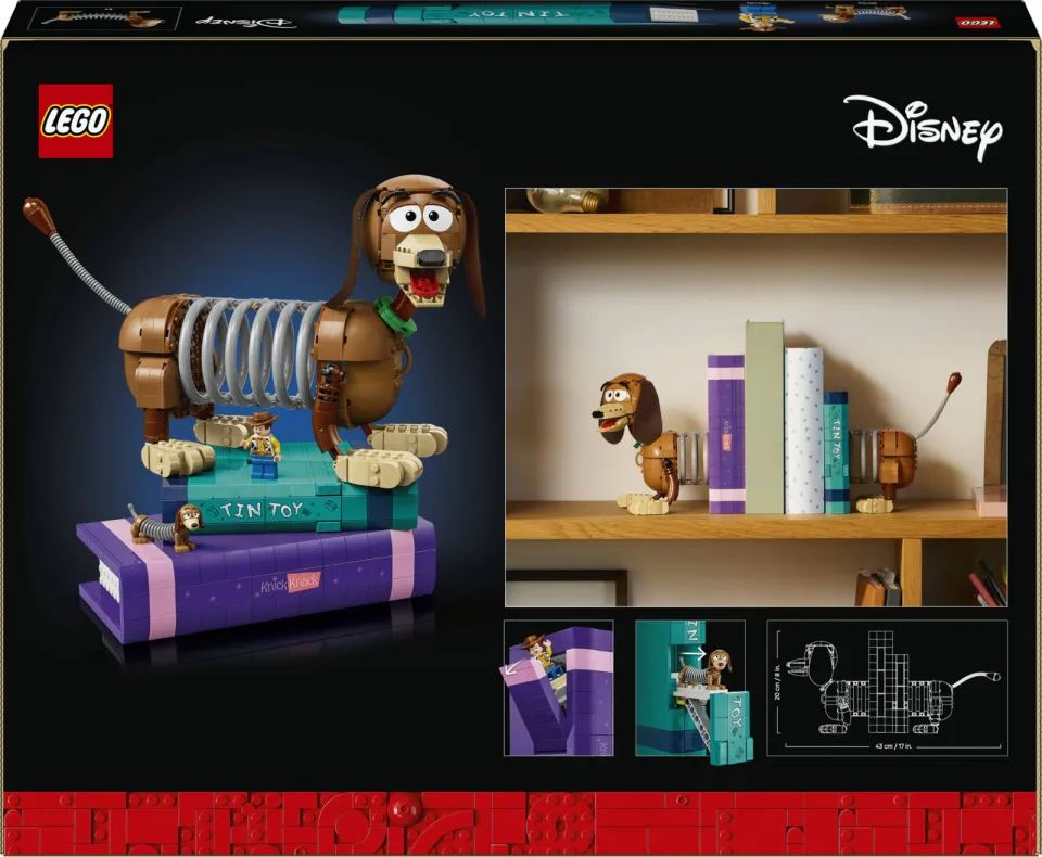 Lego Disney Pixar Toy Story Slinky Hond Boekensteunen Bouwpakket 43301, foto 3