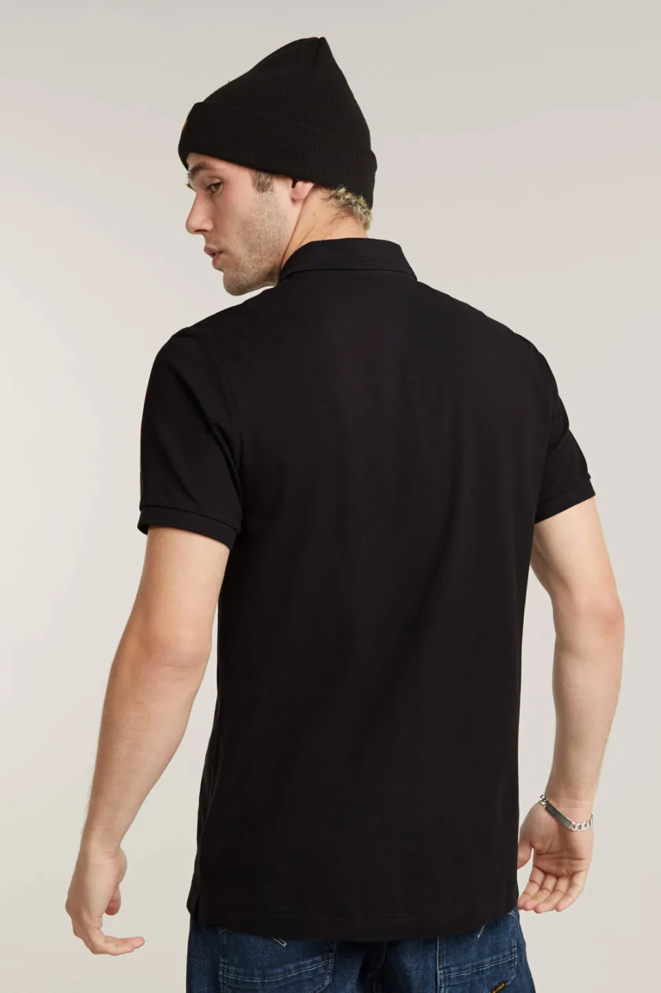 G-Star slim fit polo Dunda dark black, foto 4