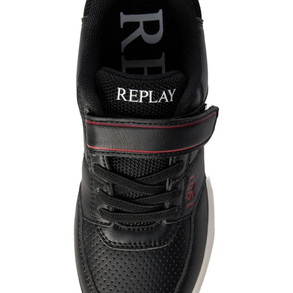 Replay Epic JR high 18 sneakers met logo - zwart, foto 5