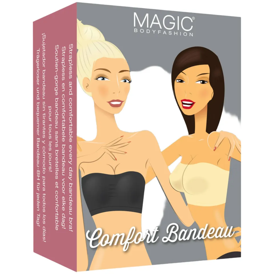 MAGIC Bodyfashion strapless bandeau-bh lichtbeige, foto 4