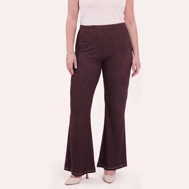 Yoek bootleg broek bruin, foto 2