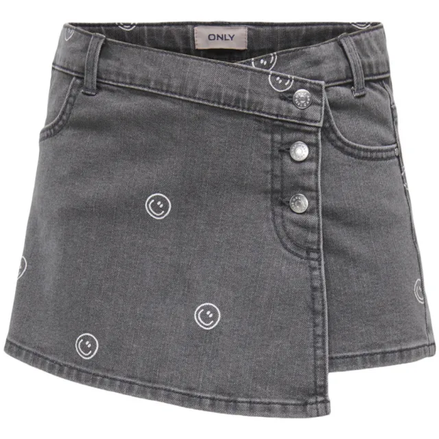 Only skort light grey denim