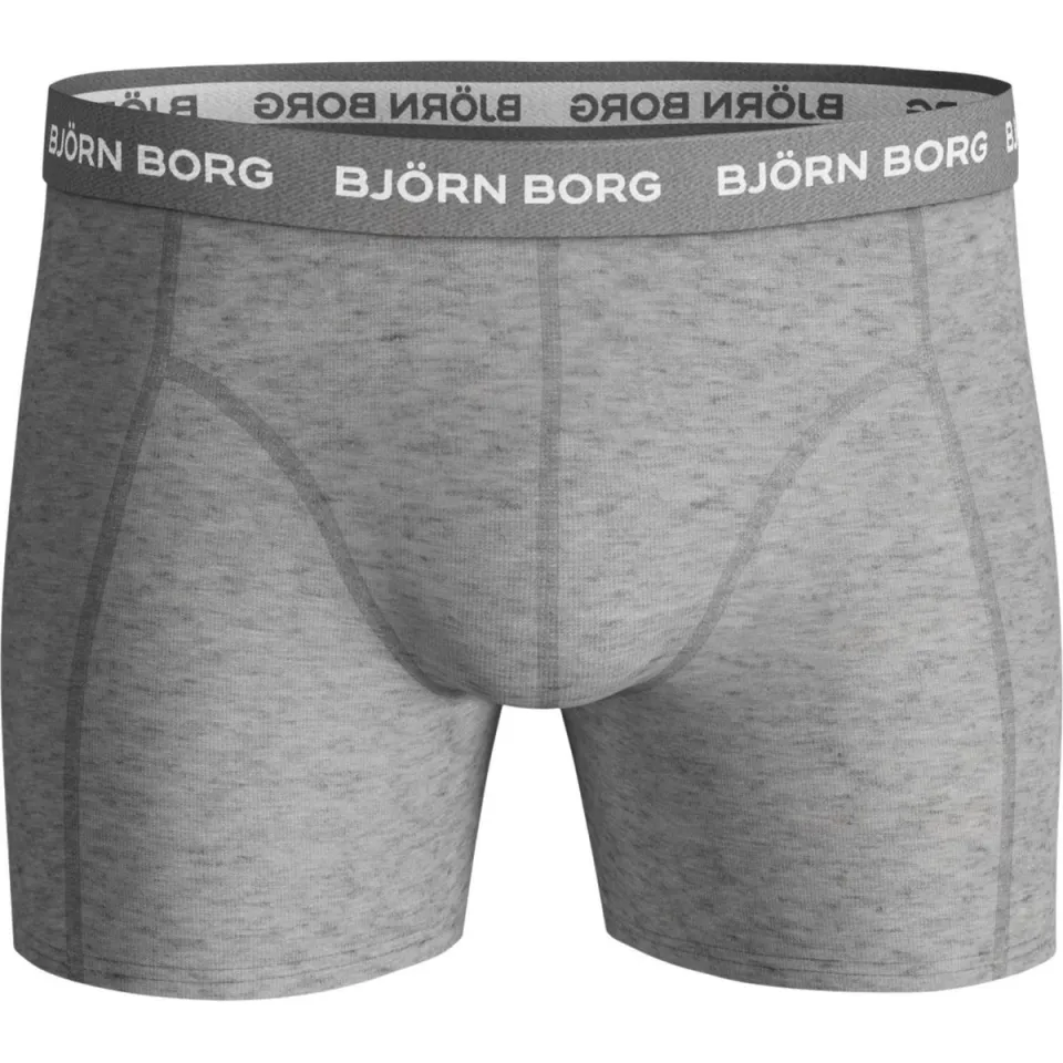 Björn Borg Cotton Stretch boxershorts 5-pack Blauw/zwart/grijs